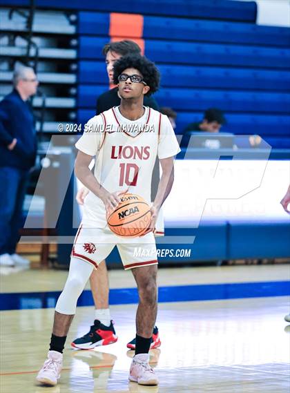 Thumbnail 1 in Legacy Christian Academy vs Westlake (9th Annual west valley Boys Basketball Tip-off Classic) photogallery.