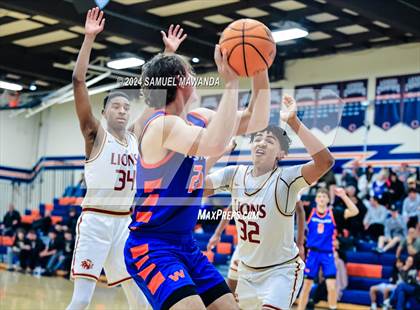 Thumbnail 2 in Legacy Christian Academy vs Westlake (9th Annual west valley Boys Basketball Tip-off Classic) photogallery.