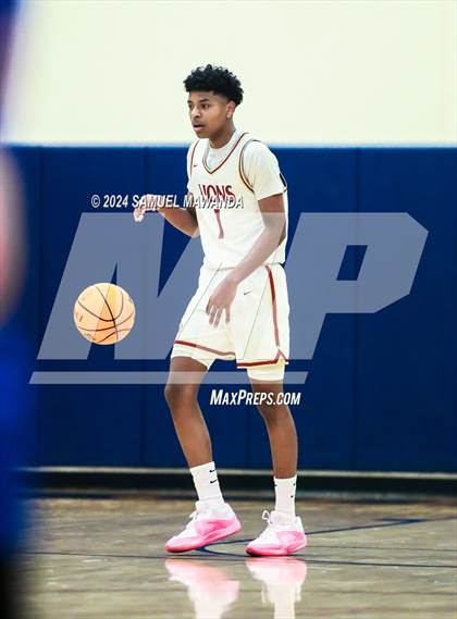 Thumbnail 2 in Legacy Christian Academy vs Westlake (9th Annual west valley Boys Basketball Tip-off Classic) photogallery.