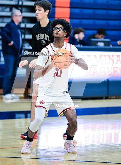 Thumbnail 2 in Legacy Christian Academy vs Westlake (9th Annual west valley Boys Basketball Tip-off Classic) photogallery.