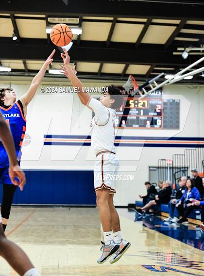 Thumbnail 2 in Legacy Christian Academy vs Westlake (9th Annual west valley Boys Basketball Tip-off Classic) photogallery.