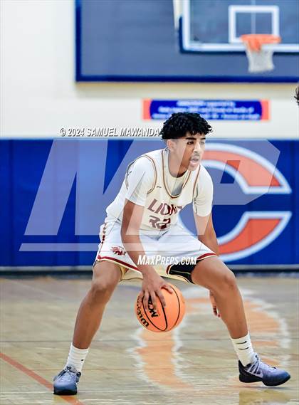 Thumbnail 2 in Legacy Christian Academy vs Westlake (9th Annual west valley Boys Basketball Tip-off Classic) photogallery.