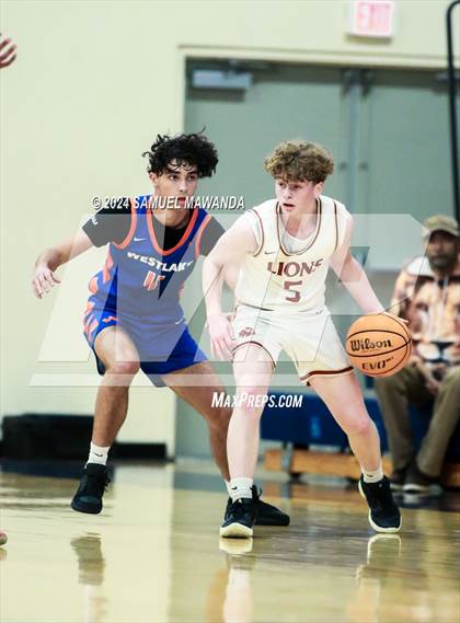 Thumbnail 1 in Legacy Christian Academy vs Westlake (9th Annual west valley Boys Basketball Tip-off Classic) photogallery.
