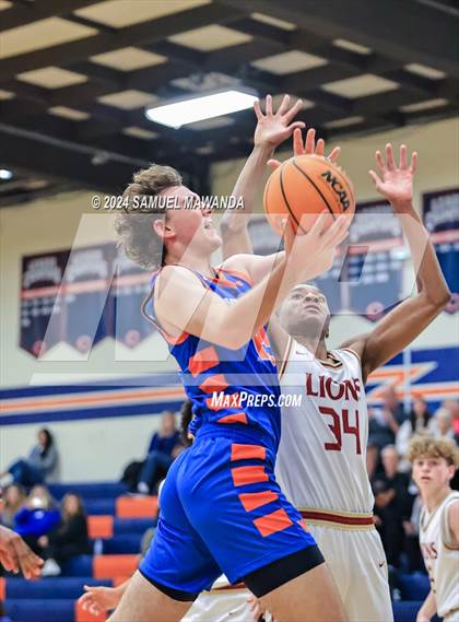 Thumbnail 1 in Legacy Christian Academy vs Westlake (9th Annual west valley Boys Basketball Tip-off Classic) photogallery.