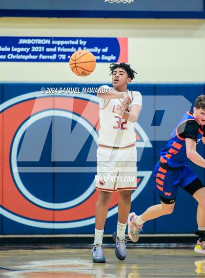 Thumbnail 3 in Legacy Christian Academy vs Westlake (9th Annual west valley Boys Basketball Tip-off Classic) photogallery.