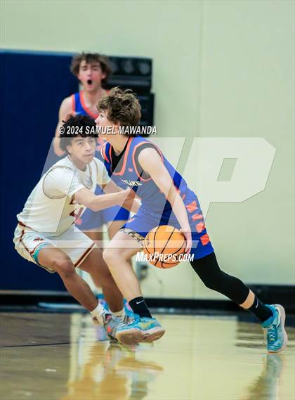 Thumbnail 1 in Legacy Christian Academy vs Westlake (9th Annual west valley Boys Basketball Tip-off Classic) photogallery.