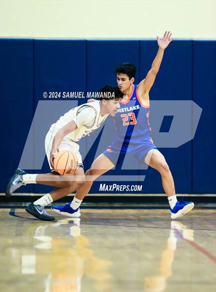 Thumbnail 3 in Legacy Christian Academy vs Westlake (9th Annual west valley Boys Basketball Tip-off Classic) photogallery.