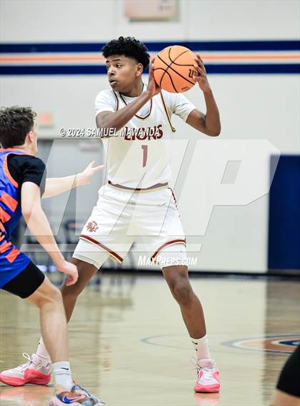 Thumbnail 3 in Legacy Christian Academy vs Westlake (9th Annual west valley Boys Basketball Tip-off Classic) photogallery.