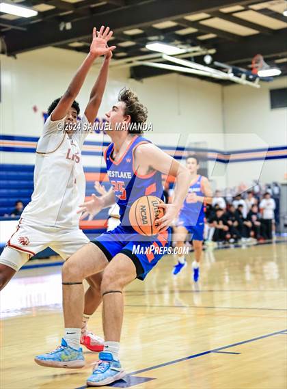 Thumbnail 3 in Legacy Christian Academy vs Westlake (9th Annual west valley Boys Basketball Tip-off Classic) photogallery.