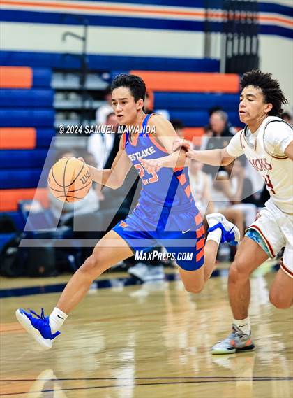 Thumbnail 1 in Legacy Christian Academy vs Westlake (9th Annual west valley Boys Basketball Tip-off Classic) photogallery.