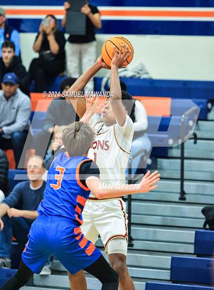 Thumbnail 2 in Legacy Christian Academy vs Westlake (9th Annual west valley Boys Basketball Tip-off Classic) photogallery.