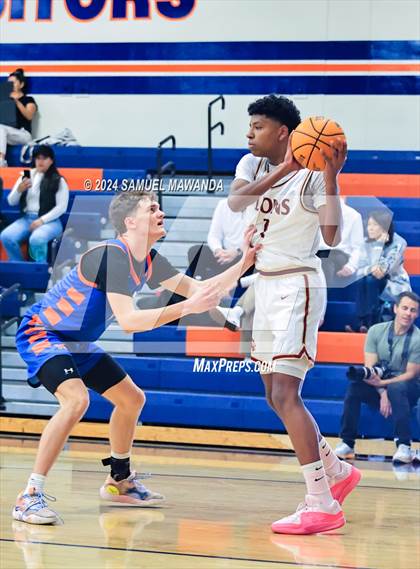 Thumbnail 1 in Legacy Christian Academy vs Westlake (9th Annual west valley Boys Basketball Tip-off Classic) photogallery.