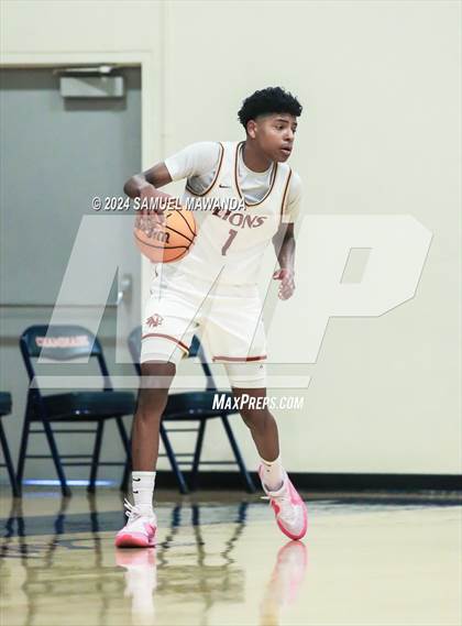 Thumbnail 1 in Legacy Christian Academy vs Westlake (9th Annual west valley Boys Basketball Tip-off Classic) photogallery.