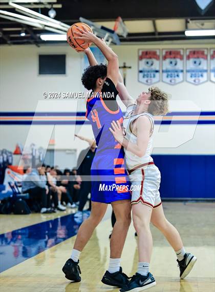 Thumbnail 3 in Legacy Christian Academy vs Westlake (9th Annual west valley Boys Basketball Tip-off Classic) photogallery.