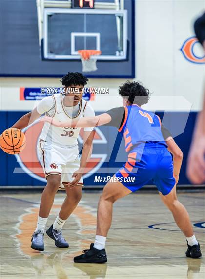 Thumbnail 3 in Legacy Christian Academy vs Westlake (9th Annual west valley Boys Basketball Tip-off Classic) photogallery.