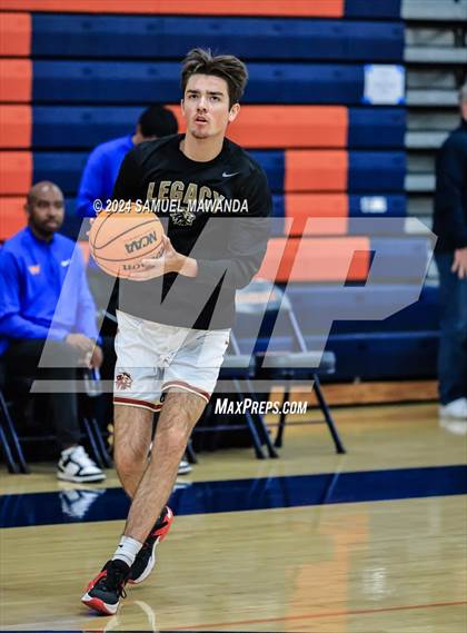 Thumbnail 3 in Legacy Christian Academy vs Westlake (9th Annual west valley Boys Basketball Tip-off Classic) photogallery.