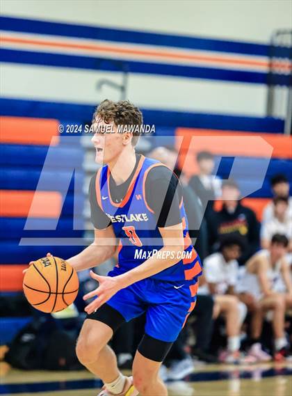 Thumbnail 2 in Legacy Christian Academy vs Westlake (9th Annual west valley Boys Basketball Tip-off Classic) photogallery.