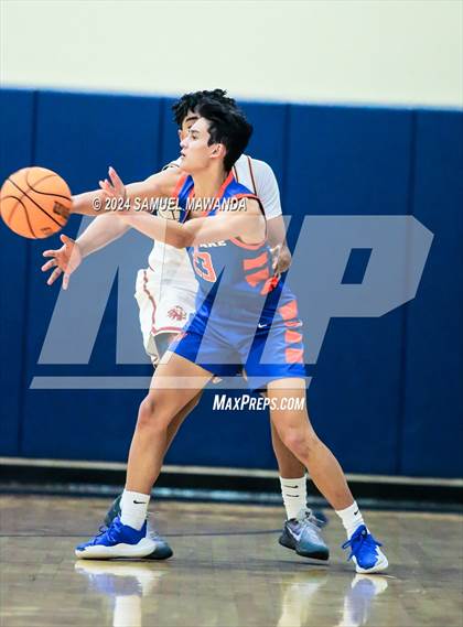 Thumbnail 2 in Legacy Christian Academy vs Westlake (9th Annual west valley Boys Basketball Tip-off Classic) photogallery.