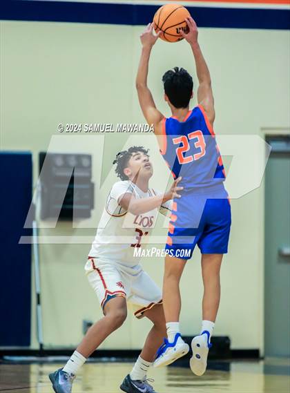Thumbnail 1 in Legacy Christian Academy vs Westlake (9th Annual west valley Boys Basketball Tip-off Classic) photogallery.