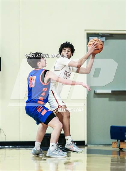 Thumbnail 2 in Legacy Christian Academy vs Westlake (9th Annual west valley Boys Basketball Tip-off Classic) photogallery.