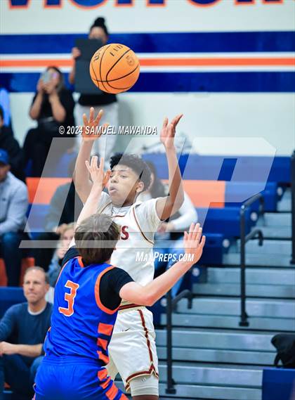Thumbnail 1 in Legacy Christian Academy vs Westlake (9th Annual west valley Boys Basketball Tip-off Classic) photogallery.