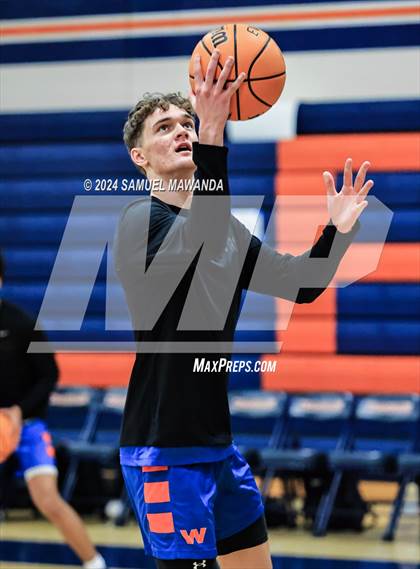 Thumbnail 2 in Legacy Christian Academy vs Westlake (9th Annual west valley Boys Basketball Tip-off Classic) photogallery.