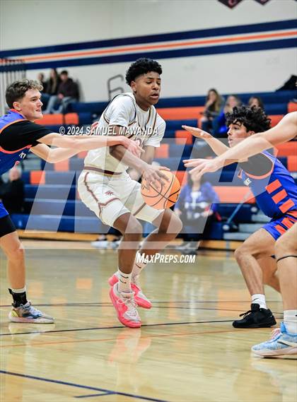 Thumbnail 3 in Legacy Christian Academy vs Westlake (9th Annual west valley Boys Basketball Tip-off Classic) photogallery.