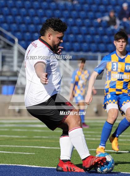 Thumbnail 2 in Gainesville vs. Sunnyvale (Sulphur Springs Elite 4A Tournament) photogallery.