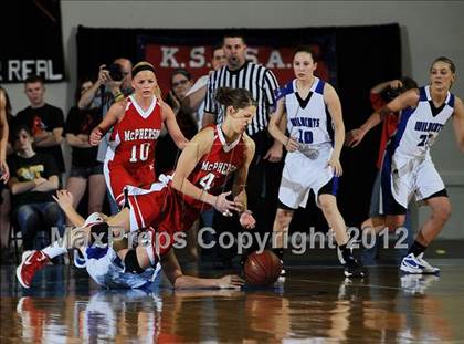 Thumbnail 2 in Holton vs. McPherson (KSHSAA 4A Final) photogallery.