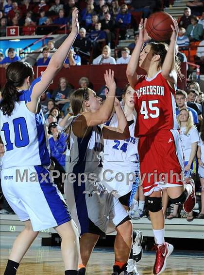 Thumbnail 1 in Holton vs. McPherson (KSHSAA 4A Final) photogallery.