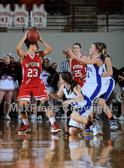 Thumbnail 3 in Holton vs. McPherson (KSHSAA 4A Final) photogallery.