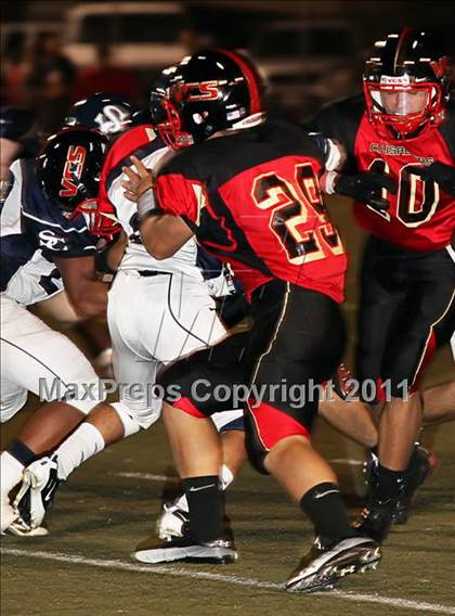 Thumbnail 1 in Village Christian vs. Sierra Canyon photogallery.