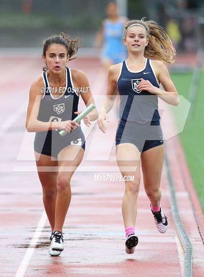 Thumbnail 2 in CIF NCS Meet of Champions (Girls 4x400 Meter Relay) photogallery.
