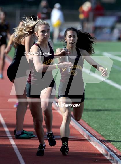 Thumbnail 1 in CIF NCS Meet of Champions (Girls 4x400 Meter Relay) photogallery.