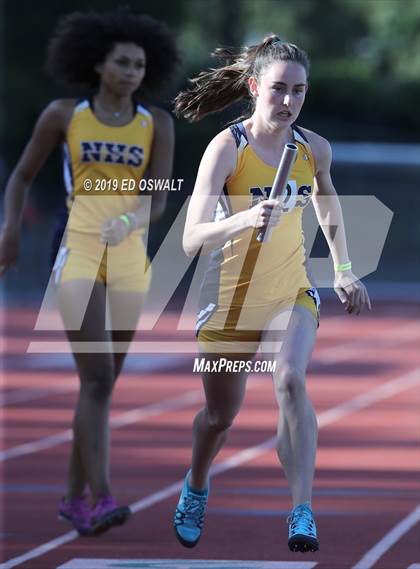 Thumbnail 1 in CIF NCS Meet of Champions (Girls 4x400 Meter Relay) photogallery.