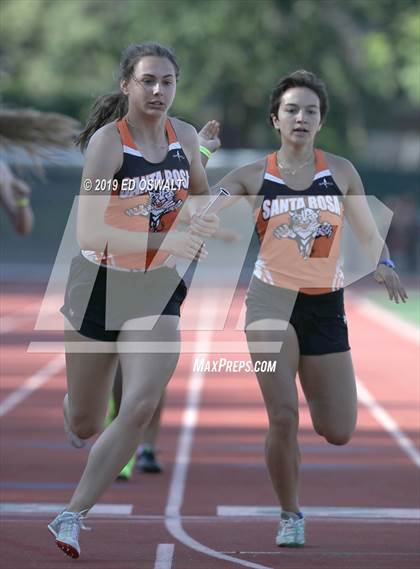 Thumbnail 1 in CIF NCS Meet of Champions (Girls 4x400 Meter Relay) photogallery.