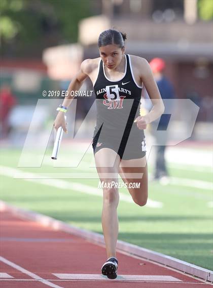 Thumbnail 3 in CIF NCS Meet of Champions (Girls 4x400 Meter Relay) photogallery.