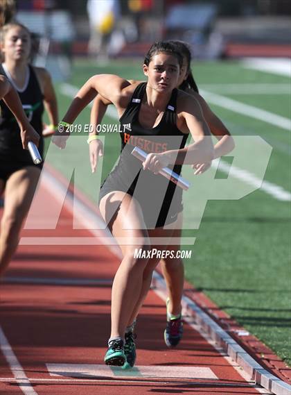Thumbnail 3 in CIF NCS Meet of Champions (Girls 4x400 Meter Relay) photogallery.
