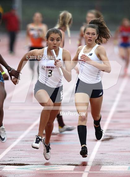 Thumbnail 2 in CIF NCS Meet of Champions (Girls 4x400 Meter Relay) photogallery.