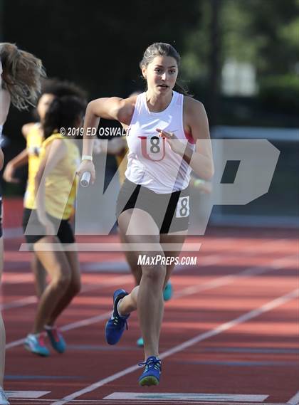 Thumbnail 1 in CIF NCS Meet of Champions (Girls 4x400 Meter Relay) photogallery.
