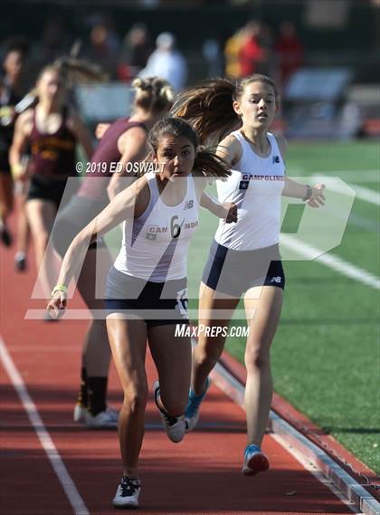 Thumbnail 2 in CIF NCS Meet of Champions (Girls 4x400 Meter Relay) photogallery.