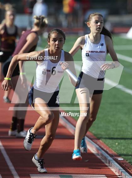 Thumbnail 1 in CIF NCS Meet of Champions (Girls 4x400 Meter Relay) photogallery.