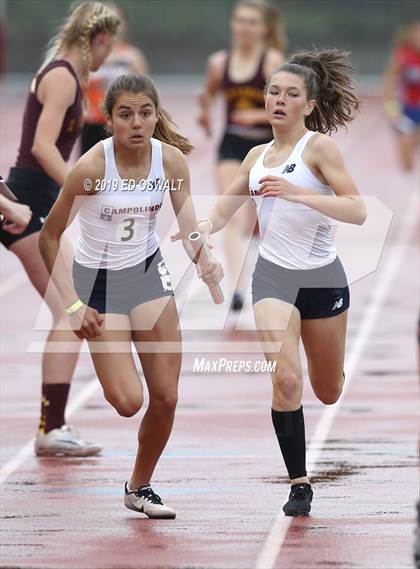 Thumbnail 3 in CIF NCS Meet of Champions (Girls 4x400 Meter Relay) photogallery.
