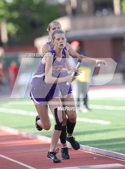Thumbnail 1 in CIF NCS Meet of Champions (Girls 4x400 Meter Relay) photogallery.