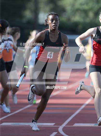 Thumbnail 3 in CIF NCS Meet of Champions (Girls 4x400 Meter Relay) photogallery.