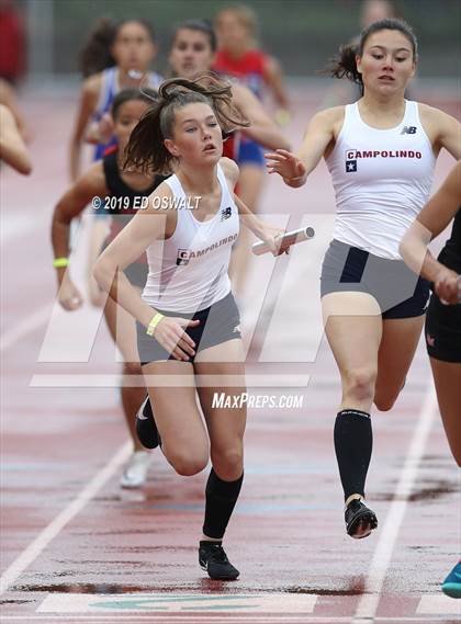 Thumbnail 1 in CIF NCS Meet of Champions (Girls 4x400 Meter Relay) photogallery.