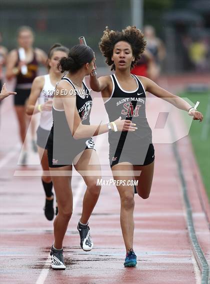 Thumbnail 2 in CIF NCS Meet of Champions (Girls 4x400 Meter Relay) photogallery.