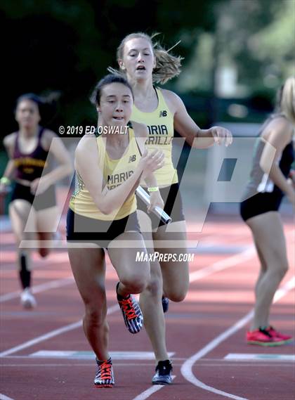 Thumbnail 1 in CIF NCS Meet of Champions (Girls 4x400 Meter Relay) photogallery.
