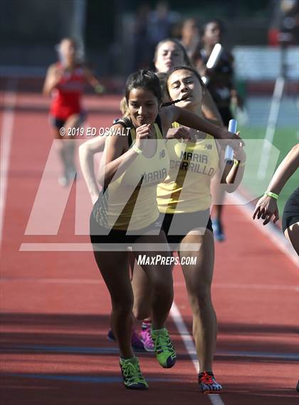 Thumbnail 1 in CIF NCS Meet of Champions (Girls 4x400 Meter Relay) photogallery.
