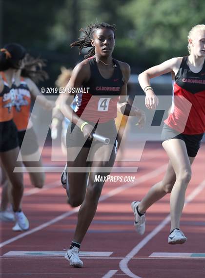 Thumbnail 2 in CIF NCS Meet of Champions (Girls 4x400 Meter Relay) photogallery.